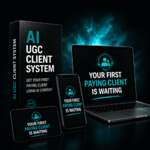 The AI UGC Client System helps you get your first paying client using AI content 5