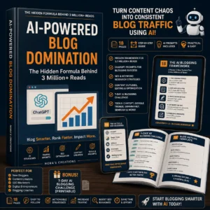 AI-Powered Blog Domination | AI Blogging Guide for Traffic, SEO & Content Growth