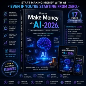 How to Make Money with AI in 2026 | Beginner AI Income Guide | AI Side Hustle & Passive Income eBook
