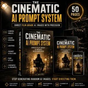 The Cinematic AI Prompt System | AI Filmmaking Prompt Guide | Cinematic Video & Image Prompts for Creators